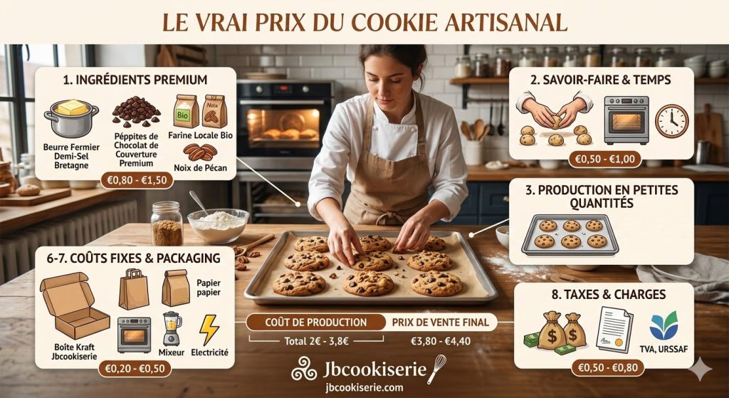 Infographie Prix d'un cookie