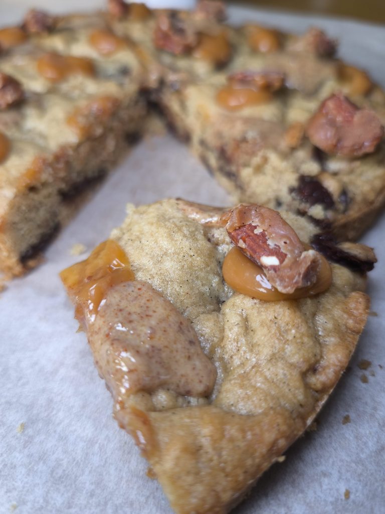 cookie version XXl amandes caramel